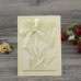 Faint Yellow Invitation Card with Ribbon Bow  Beautiful Invitation Customized 